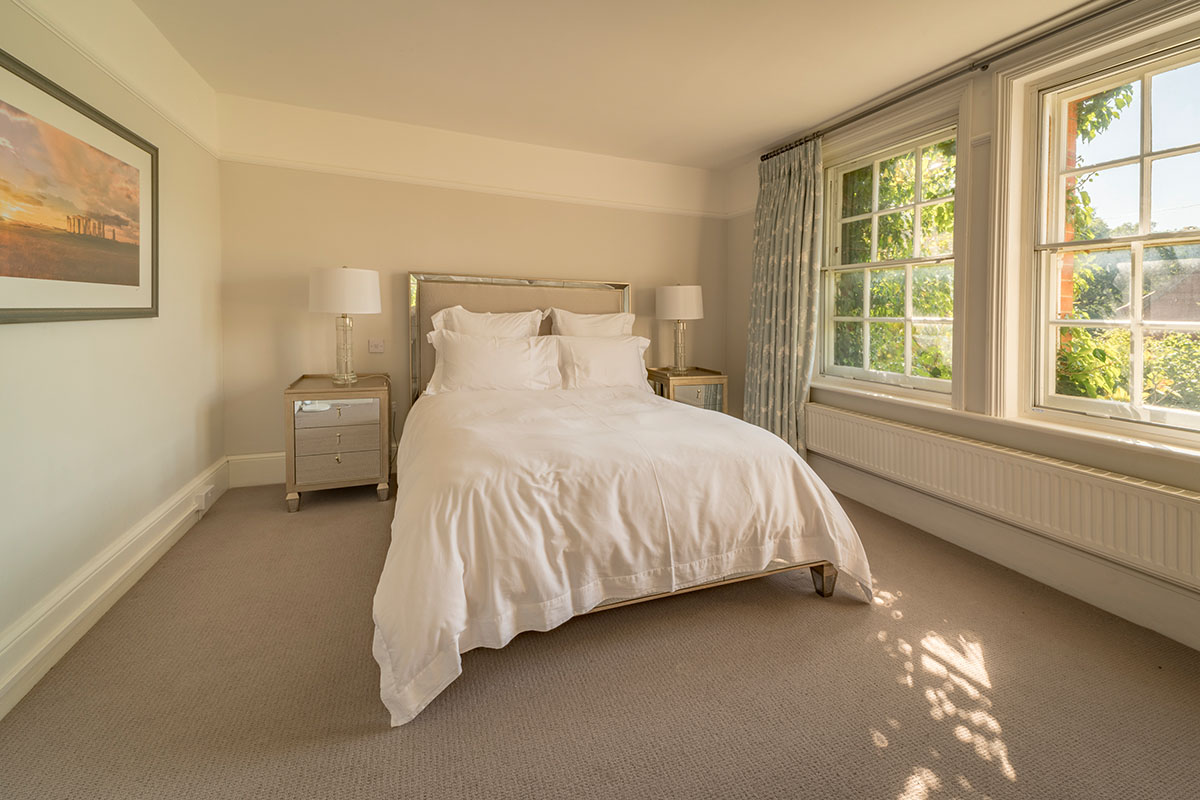 Bedroom at Home Farm House - luxury 5 bedroom house for rent at Bedgebury in Kent.